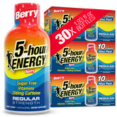 5-hour ENERGY frente del empaque mostrando formato práctico y beneficios