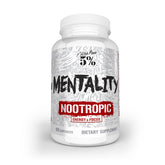 5% Nutrition Mentality frente del envase mostrando diseño y dosis, conveniente para foco