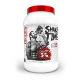 5% Nutrition envase frontal del Shake Time chocolate mostrando claridad de etiquetado y conveniencia