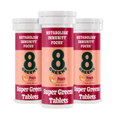 8Greens empaque frontal mostrando diseño y beneficios prácticos