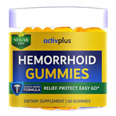 ACTIV PLUS frontal del envase mostrando 60 gomitas, cómodo y claro