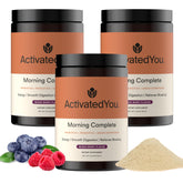 ACTIVATEDYOU frente del empaque muestra beneficios y sabor mixed berry