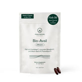 Adapt Naturals frasco frontal mostrando etiqueta clara y beneficios