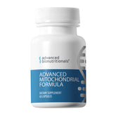 Advanced Bionutritionals frente del envase mostrando fórmula mitocondrial y beneficios