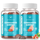 AFXMATE paquete frontal mostrando 120 gomitas y marca, ideal para rutina diaria