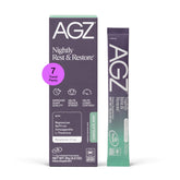 AG1 AGZ frente del empaque mostrando el logo y beneficios para viajar