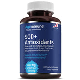 AgeImmune frasco frontal mostrando diseño y beneficio antioxidante