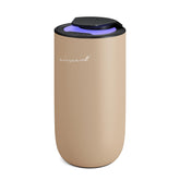 Air-Scent difusor frontal oro mostrando diseño elegante y portátil