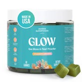 Akasha Superfoods frasco frontal mostrando etiqueta y cantidad