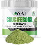 AKI ORGANIC frente del empaque mostrando ingredientes y beneficio práctico