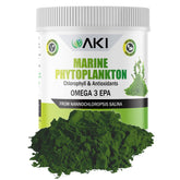 AKI ORGANIC frente del envase que muestra suplemento vegano y peso 57 g