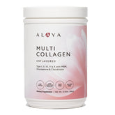 Alaya Naturals frasco frontal mostrando etiquetado y certificación NSF, confianza visual