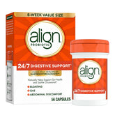 Align frente del envase mostrando 56 cápsulas y beneficios digestivos
