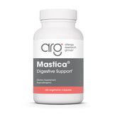 Allergy Research Group envase frontal mostrando ARG Mastica y su beneficio digestivo