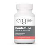 Allergy Research Group ARG Pantethine imagen frontal del envase con beneficio claridad de fórmula