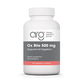 Allergy Research Group envase ARG Ox Bile frontal muestra 500 mg por porción y presentación clara