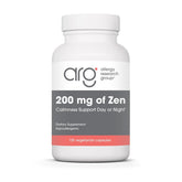 Allergy Research Group envase frontal mostrando el producto y beneficios de calma