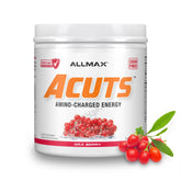 ALLMAX envase frontal Goji Berry mostrando etiqueta y beneficios