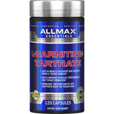 ALLMAX frasco frontal mostrando 120 cápsulas y conveniencia