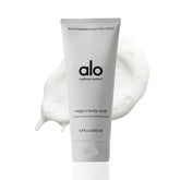 Alo gel corporal frente mostrando envase y beneficios relajantes