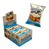 Alpha Prime caja frontal con 12 Prime Bites Brownies, conveniente y nutritiva