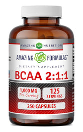 Amazing Nutrition bote frontal mostrando 250 cápsulas y etiqueta clara