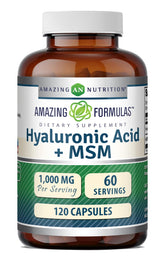 Amazing Nutrition frasco frontal mostrando 120 cápsulas, claridad y confianza