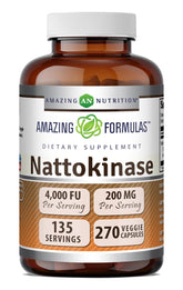 Amazing Nutrition bote frontal con 270 cápsulas veganas y 2000 FU