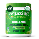 Amazing Grass vista frontal del envase con diseño claro y beneficios visibles