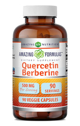 Amazing Nutrition envase frontal mostrando 90 cápsulas y beneficios de calidad