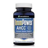 American BioSciences ImmPower frasco frontal mostrando cápsulas y beneficio de apoyo inmune