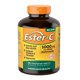 American Health envase frontal mostrando 180 tabletas veg y ventaja de suministro prolongado