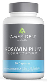Ameriden Rosavin Plus frente del envase mostrando etiqueta y beneficios
