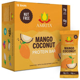 Amrita frente del empaque mango coco mostrando diseño y beneficios