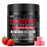 AMZXO envase frontal con gomitas de fresa, práctico para llevar
