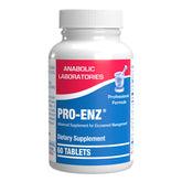 Anabolic Laboratories frasco frontal mostrando la fórmula Pro ENZ y confianza
