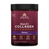 Ancient Nutrition envase frontal mostrando 36 porciones y beneficios