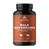 Ancient Nutrition frasco frontal mostrando diseño y cantidad 180 cápsulas, confianza de marca