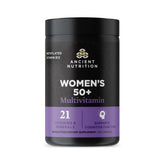 Ancient Nutrition frente del empaque mostrando la fórmula para menopausia y beneficios claros