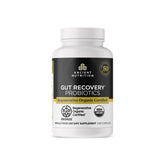 Ancient Nutrition frente del envase mostrando sello Regenerative Organic y beneficio de confianza
