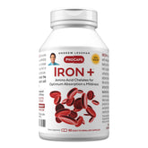 ANDREW LESSMAN envase frontal de Iron Plus mostrando composición y beneficio