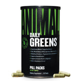 Animal Daily Greens frente del empaque muestra conveniencia diaria