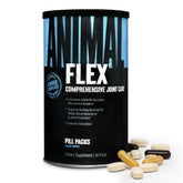 Animal Flex vista frontal del empaque mostrando 44 sobres y beneficio de conveniencia