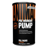 Animal Pump frente del sobre mostrando diseño y beneficio portátil