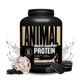 Animal envase frontal Cookies & Cream, visual claro del producto y beneficios