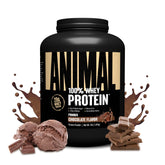 Animal envase frontal chocolate mostrando la marca y beneficio proteico