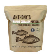 Anthony's empaque frontal del colágeno marino, identificación clara y beneficios