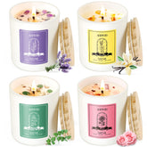 AOOVOO pack frontal mostrando las cuatro velas, ideal para regalar