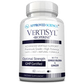 Approved Science VertiSyl frente del envase mostrando 60 cápsulas y beneficios