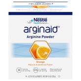 Arginaid frente del paquete naranja mostrando sobres individuales y conveniencia